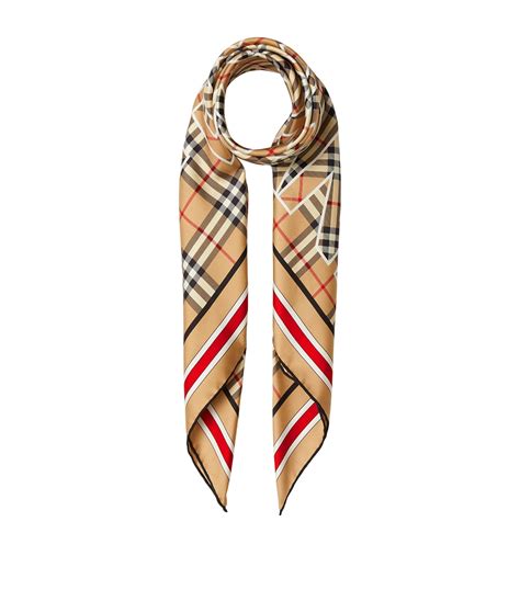 burberry vintage check silk scarf|burberry check scarf men.